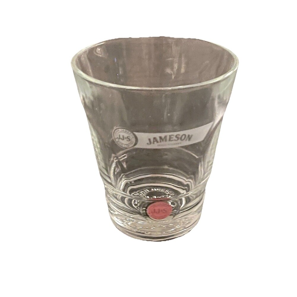 JJ&S John‎ Jameson & Son Limited Edition Red Label Irish Whiskey Glass Weighted